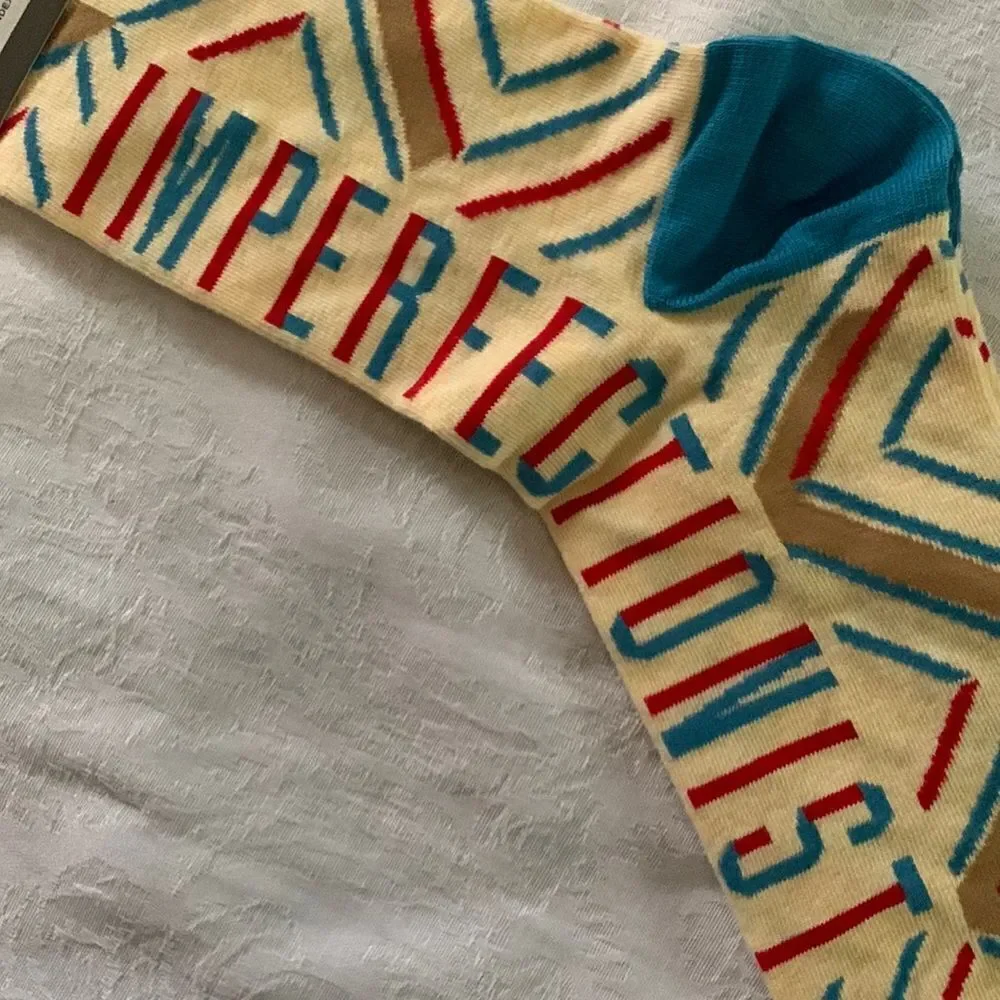 Blue Q Women’s Cotton Crew Socks Imperfectionist